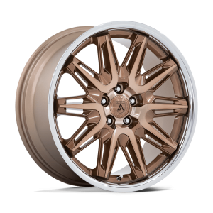 20" ASANTI BLACK LABEL WHEELS IMPERATOR BRONZE MACHINED WITH SS LIP FINISH RIMS