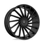 20" ASANTI BLACK LABEL WHEELS MATAR GLOSS BLACK FINISH RIMS