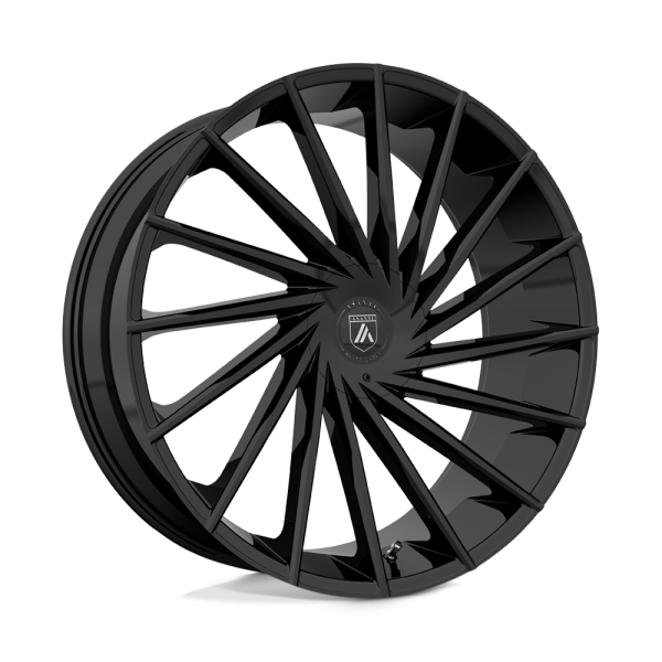 ASANTI MATAR BLACK 1 20" ASANTI BLACK LABEL WHEELS MATAR GLOSS BLACK FINISH RIMS