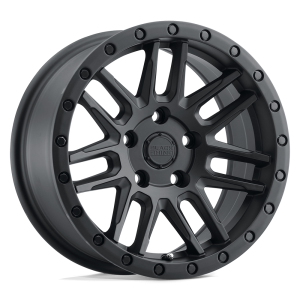 17" BLACK RHINO WHEELS ARCHES MATTE BLACK FINISH RIMS