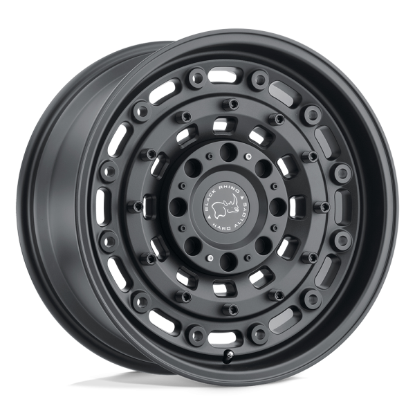 ArsenalMB1 18" BLACK RHINO WHEELS ARSENAL TEXTURED MATTE BLACK FINISH OFF-ROAD RIMS