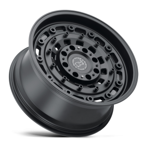 18" BLACK RHINO WHEELS ARSENAL TEXTURED MATTE BLACK FINISH OFF-ROAD RIMS - Image 2