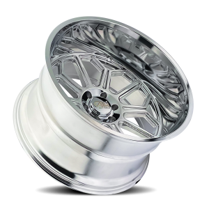 20" CALI WHEELS AUBURN 9117 POLISHED W/MILLED SPOKES FINISH RIMS - Image 2