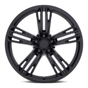 20" FACTORY REPRODUCTIONS WHEELS FR 35F CHEVY CAMARO ZL1 1LE GLOSS BLACK FINISH RIMS - Image 2