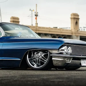 28" DIABLO WHEELS FURY CHROME BLACK INSERTS FINISH RIMS - Image 3