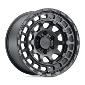 17" BLACK RHINO WHEELS CHAMBER MATTE BLACK FINISH RIMS