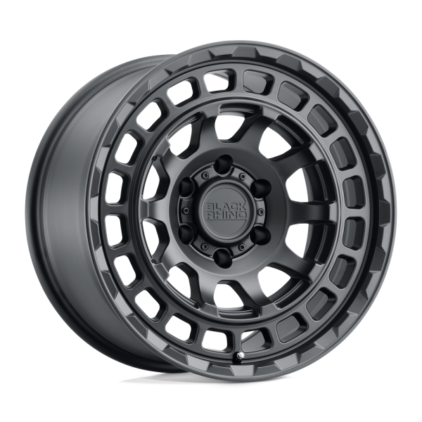 17" BLACK RHINO WHEELS CHAMBER MATTE BLACK FINISH RIMS