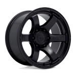 17" FUEL WHEELS D766 RUSH SATIN BLACK OFF-ROAD RIMS