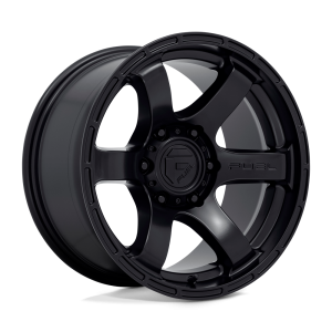 17" FUEL WHEELS D766 RUSH SATIN BLACK OFF-ROAD RIMS