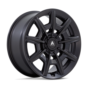 20" ASANTI BLACK LABEL WHEELS ESQUIRE SATIN BLACK GLOSS BLACK FACE FINISH RIMS