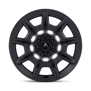 20" ASANTI BLACK LABEL WHEELS ESQUIRE SATIN BLACK GLOSS BLACK FACE FINISH RIMS - Image 2