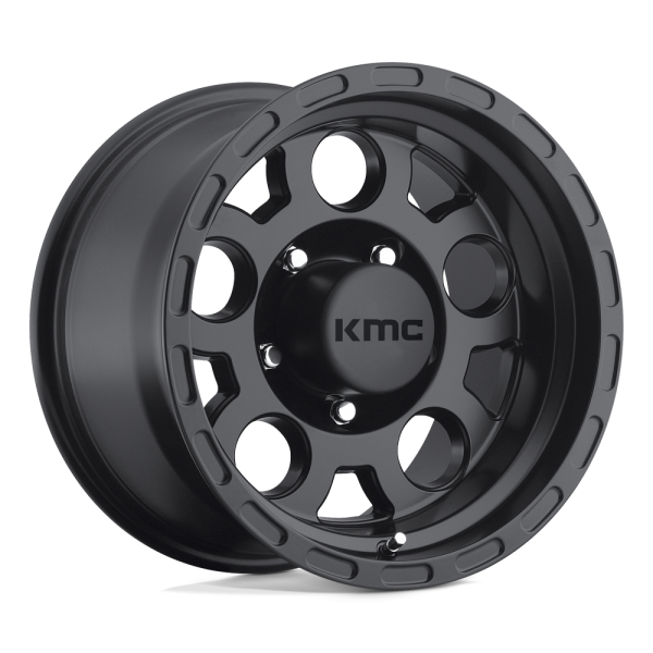 18" KMC WHEELS KM522 ENDURO MATTE BLACK FINISH RIMS