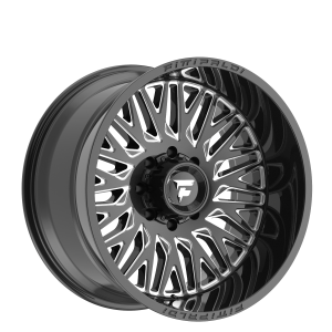 20x12" FITTIPALDI WHEELS FTC07BM GLOSS BLACK MILLED FINISH RIMS  8x170 ET-44 BUY 3 GET 1 FREE PROMO