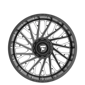 20x12" FITTIPALDI WHEELS FTC08BM GLOSS BLACK MILLED FINISH RIMS  6x139 6x135 ET-44 BUY 3 GET 1 FREE PROMO - Image 3