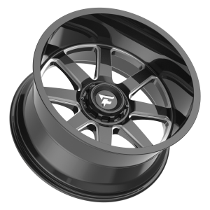 18x9" FITTIPALDI WHEELS FA16 GLOSS BLACK MILLED FINISH RIMS  6x139 6x135 ET12 BUY 3 GET 1 FREE PROMO - Image 2