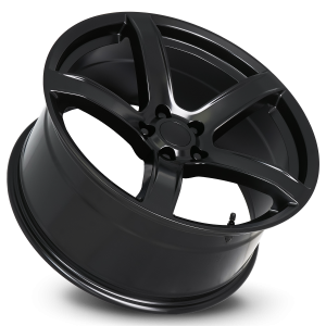 22" TOPLINE REPLICAS WHEELS V1185 HELLCAT SATIN BLACK FINISH RIMS ONLY 22x9.5 22x10.5 5x115 - Image 2