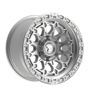 17x9" FITTIPALDI WHEELS FT101 GLOSS SILVER MACHINED FINISH RIMS  5x127 ET-12 Discounted