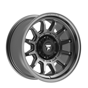 17x9" FITTIPALDI WHEELS FT102 SATIN ANTHRACITE FINISH RIMS 5x127 ET00 Discounted