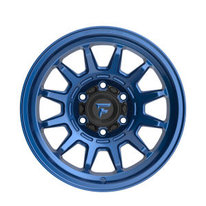 17x8.5" FITTIPALDI WHEELS FT102 SATIN GLOSS BLUE FINISH RIMS  5x127 ET00 FREE SHIPPING ON US - Image 2