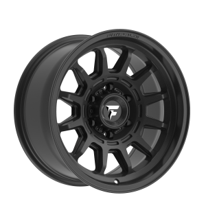 17x9" FITTIPALDI WHEELS FT102 SATIN BLACK FINISH RIMS 5x127 ET00 DISCOUNT