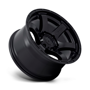 17" FUEL WHEELS D766 RUSH SATIN BLACK OFF-ROAD RIMS - Image 2