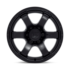 17" FUEL WHEELS D766 RUSH SATIN BLACK OFF-ROAD RIMS - Image 3