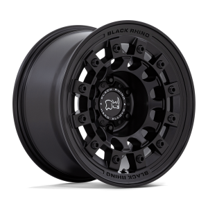 17" BLACK RHINO WHEELS FUJI MATTE BLACK FINISH RIMS