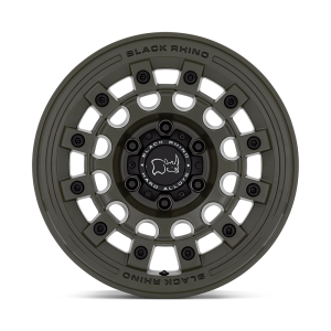 17" BLACK RHINO WHEELS FUJI OLIVE DRAB GREEN FINISH RIMS - Image 3