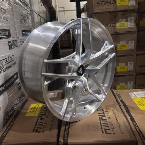 20 FITTIPALDI WHEELS FSF25U FORGED BRUSHED FINISH RIMS 20x9 20x11  PACKAGE W TIRES LEXANI - Image 2