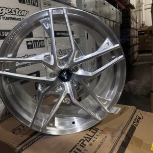20 FITTIPALDI WHEELS FSF25U FORGED BRUSHED FINISH RIMS 20x9 20x11  PACKAGE W TIRES LEXANI