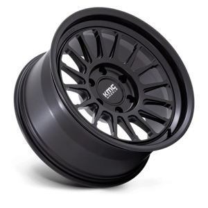 18" KMC WHEELS KM447 IMPACT SATIN BLACK FORGED MONOBLOCK FINISH RIMS - Image 2