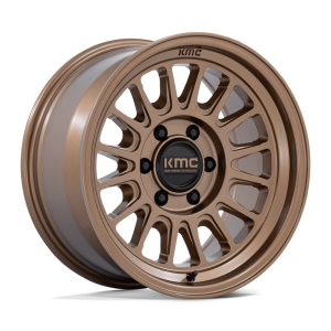 18" KMC WHEELS KM733 IMPACT FFT MATTE BRONZE FLOW FORMED FINISH RIMS