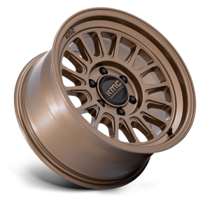 18" KMC WHEELS KM733 IMPACT FFT MATTE BRONZE FLOW FORMED FINISH RIMS - Image 2