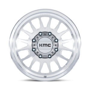 18" KMC WHEELS KM452 IMPACT RAW MACHINED FORGED MONOBLOCK FINISH RIMS - Image 3