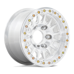 17" KMC WHEELS KM445 IMPACT FORGED BEADLOCK RAW MACHINED FINISH RIMS