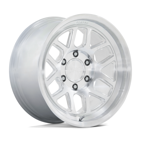 17" KMC WHEELS KM446 MESA FORGED MONOBLOCK RAW MACHINED FINISH RIMS