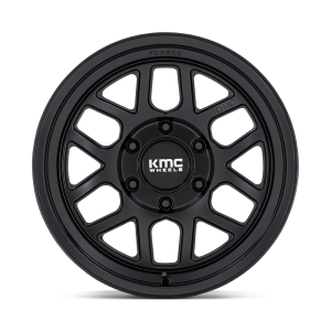 17" KMC WHEELS KM446 MESA FORGED MONOBLOCK SATIN BLACK FINISH RIMS - Image 2