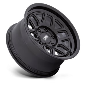 17" KMC WHEELS KM446 MESA FORGED MONOBLOCK SATIN BLACK FINISH RIMS - Image 3