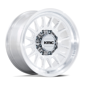 17" KMC WHEELS KM447 IMPACT FORGED MONOBLOCK RAW MACHINED FINISH RIMS
