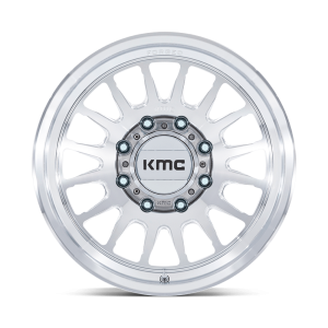 17" KMC WHEELS KM447 IMPACT FORGED MONOBLOCK RAW MACHINED FINISH RIMS - Image 2