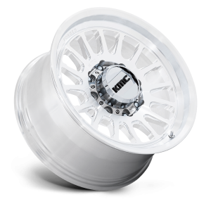 17" KMC WHEELS KM447 IMPACT FORGED MONOBLOCK RAW MACHINED FINISH RIMS - Image 3