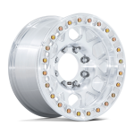 17" KMC WHEELS KM450 MESA FORGED SLOTTED BEADLOCK RAW MACHINED FINISH RIMS