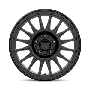 17" KMC WHEELS KM542 IMPACT SATIN BLACK FINISH RIMS - Image 2
