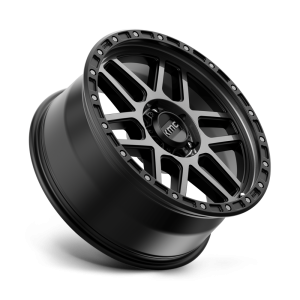 17" KMC WHEELS KM544 MESA SATIN BLACK WITH GRAY TINT FINISH RIMS - Image 3