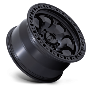 17" KMC WHEELS KM550 RIOT SBL SATIN BLACK FINISH RIMS - Image 3