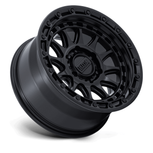 17" KMC WHEELS KM556 CRUX BLACKOUT FINISH RIMS - Image 3