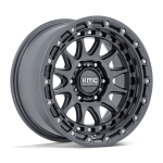 17" KMC WHEELS KM556 CRUX GLOSS GUNMETAL FINISH RIMS