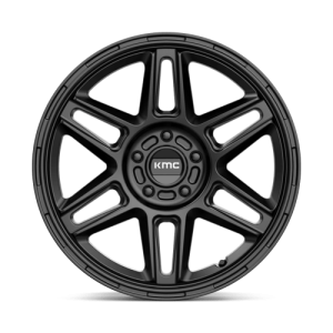 17" KMC WHEELS KM716 NOMAD SATIN BLACK FINISH RIMS - Image 3