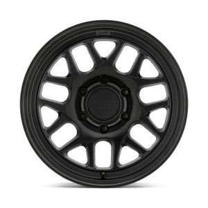 17" KMC WHEELS KM717 BULLY OL SATIN BLACK FINISH RIMS - Image 2