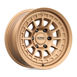 17" KMC WHEELS KM719 CANYON MATTE BRONZE FINISH RIMS